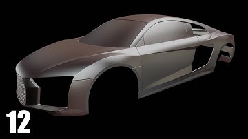 Blender 2.90 Car Modeling - Part 12 [The Windshield And Windows]