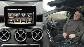 How to set the sat nav system in a 2017 Mercedes Benz A Class screenshot 4