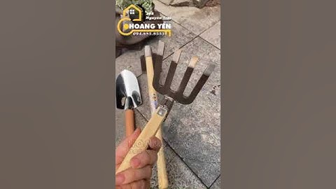 Bộ 3 dụng cụ làm vườn, cuốc xẻng làm vườn trồng cây C-mart A0695, Cmart A0694, C-mart A0708 cỡ trung