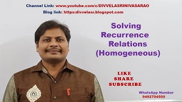 SOLVING FIBONACCI RECURRENCE RELATION | FIBONACCI RECURRENCE RELATION | RECURRENCE RELATIONS |