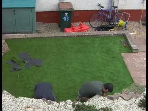 Artificial Grass Install in Scotland - Full installation, how to install an artificail lawn!