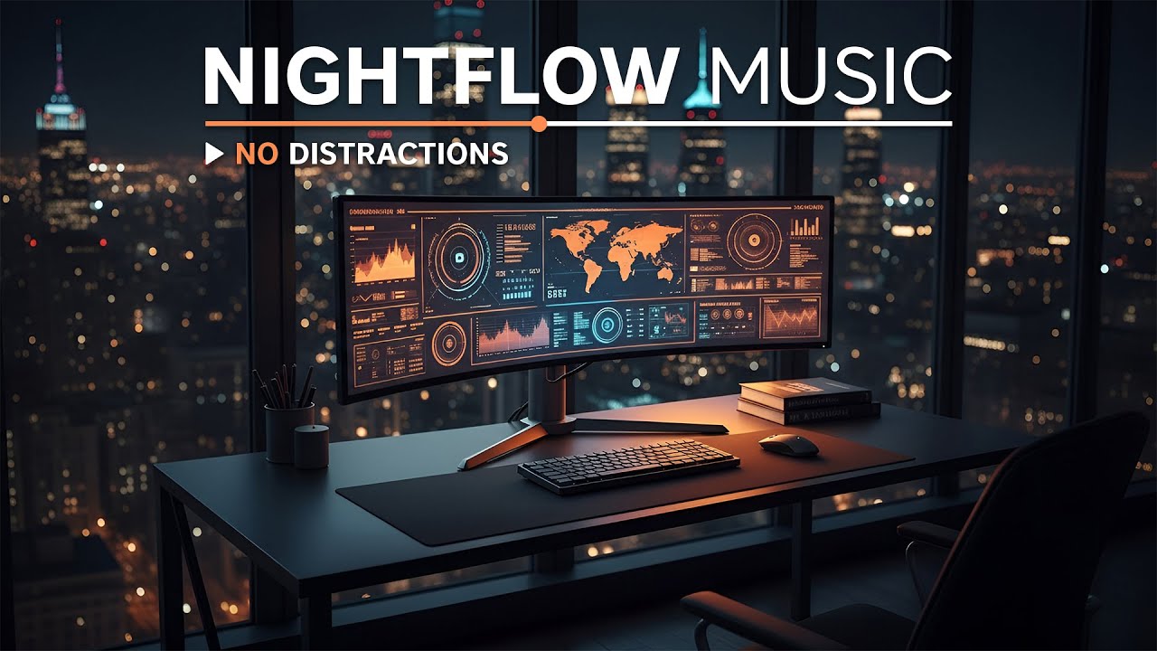 Late Night Focus 🌙 Ambient Music for Coding, Studying & Deep Work