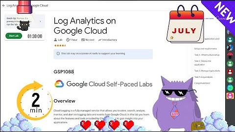 Log Analytics on Google Cloud | #2025 | #GSP1088 |#qwiklabs |Solution