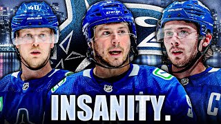 THEY DID WHAT PURE INSANITY FROM THE VANCOUVER CANUCKS Elias Pettersson, JT Miller, Quinn Hughes