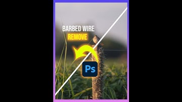 how to remove barbed wire in photoshop 2025.#photoshop #photoshop_tutorial