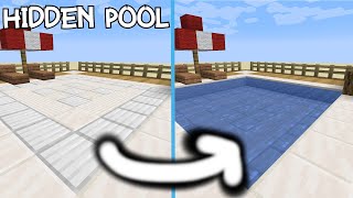 How to make a Hidden Pool [FiveCraft]