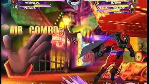 MvC2 Online (360): Brett (MSP) vs Taiji (MSP) 4 .:5.28.10:.