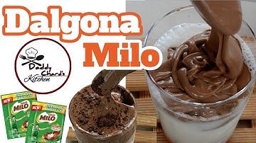 HOW TO MAKE DALGONA MILO AT HOME
