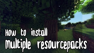 How to install MULTIPLE resource packs