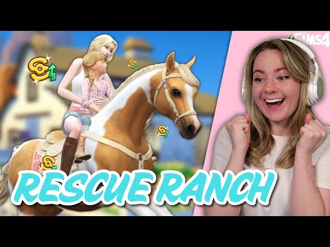 Running A Horse Rescue Ranch Rags To Riches - Sims 4 Businesses And Hobbies #ad | Pinehaven