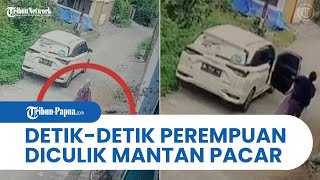 Viral Video Detik-detik Perempuan Diculik di Padang, Korban Dipaksa Masuk Mobil, Pelaku Mantan Pacar
