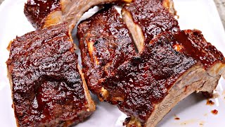 Slow Cooker BBQ Baby Back Ribs