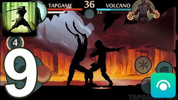 Shadow Fight 2 - Gameplay Walkthrough Part 9 - Underworld: Volcano (iOS, Android)