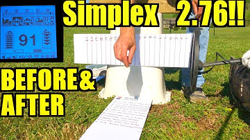 Nokta Simplex 2.76 Update (Before and After Test)