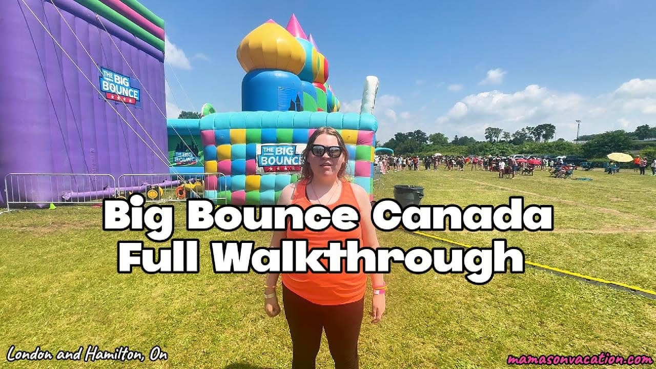 Big Bounce Canada Tour | Full Walkthrough of All Inflatables - YouTube