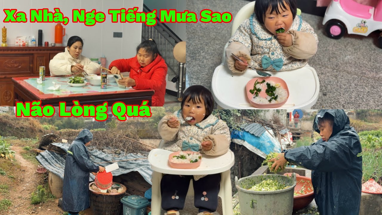 279🇨🇳🇻🇳Qua Tết Chỉ Còn Người Lớn Tuổi Ở Quê, Đã Buồn Rồi Còn Thêm Mưa Từ Sáng Đến Tối, Nhớ Quê Quá 