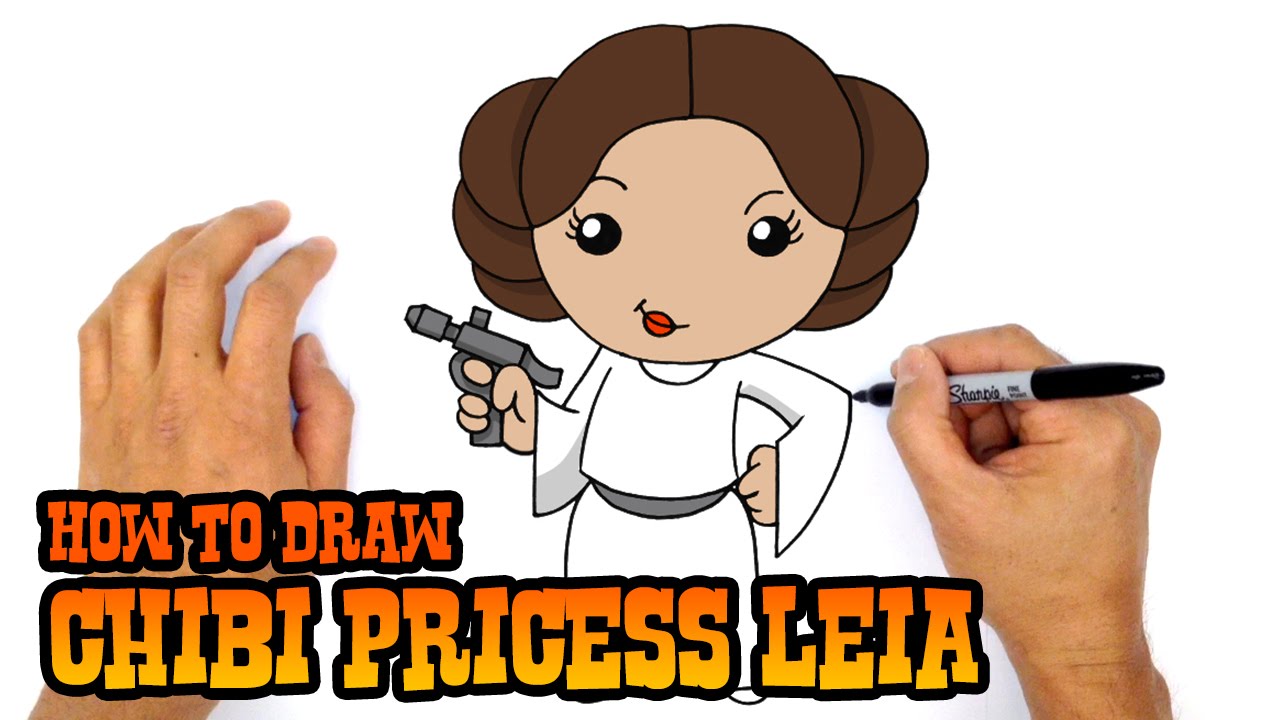 How to Draw Princess Leia | Star Wars - YouTube