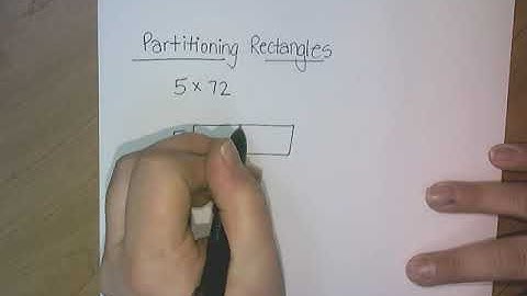 Partitioning Rectangles Method