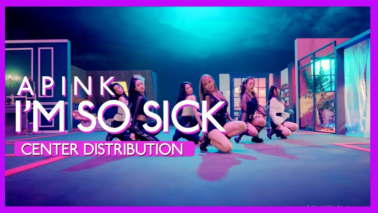 APINK - 1도 없어 (I'm So Sick)  | Center Distribution (Color Coded)