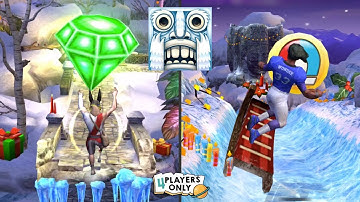 Temple Run 2 | ARCTIC MARATHON Challenge, ZACK WONDER VS  FRANCISCO MONTOYA CASTAWAY