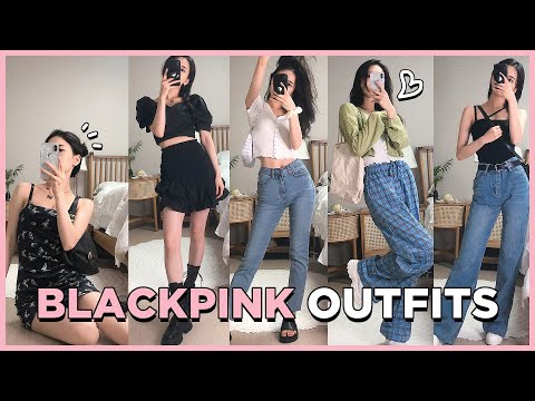 (eng) 팬심가득 블랙핑크 제니, 로제 여름 사복 탐구하기 / 마른체형 코디법! BLACKPINK Jennie & Rosé summer outfits | Minjeong Park