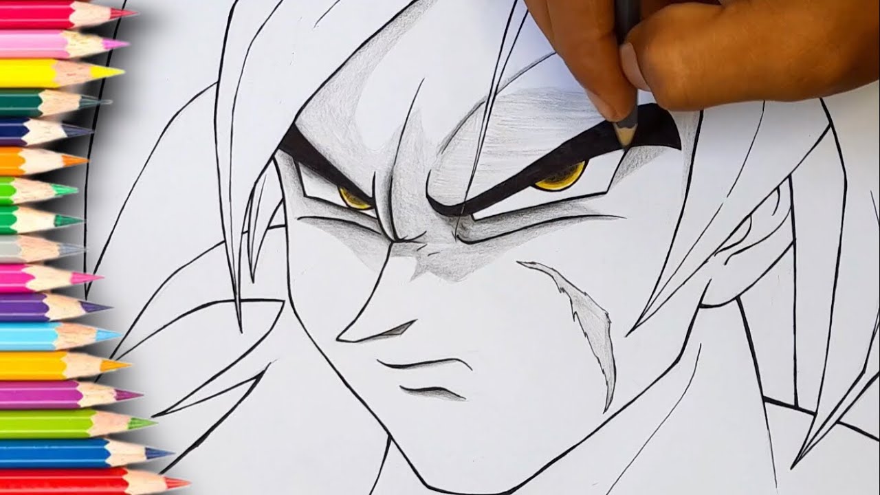 COMO DESENHAR O BROLY, LENDÁRIO SAIYAJIN