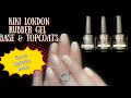 NEW Rubber  Gel Base & Topcoats | Tips & Application Method | Kiki London