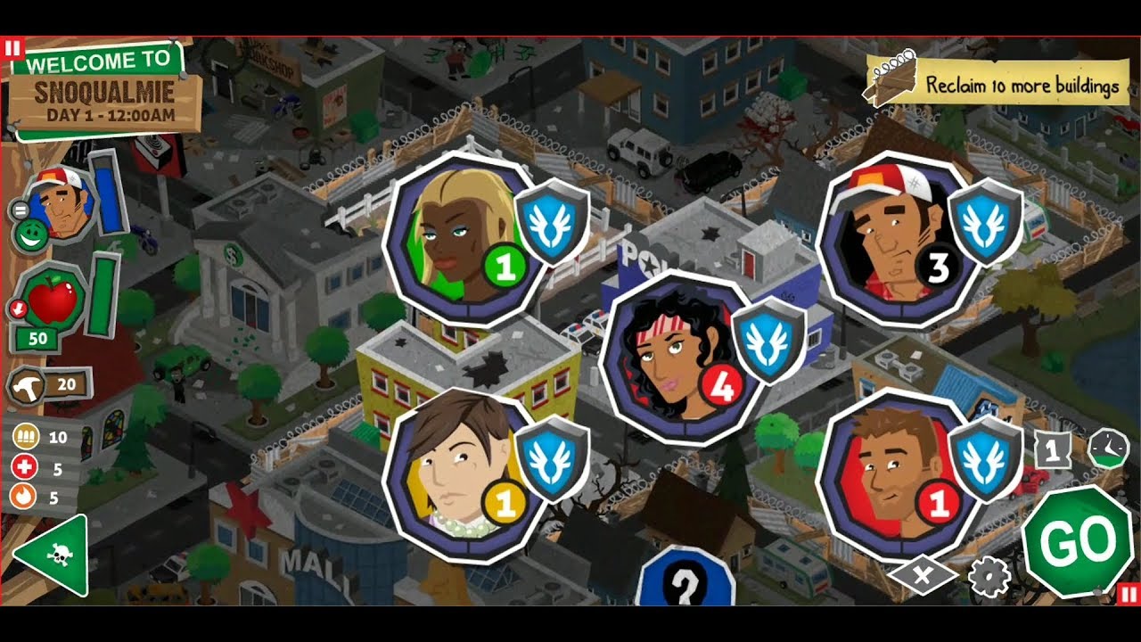 Rebuild 3: Gangs of Deadsville (by Northway Games) - strategy game for android and iOS - gameplay.