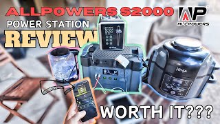 ALLPOWERS S2000 Power Station Review  Portable but Is it Worth It?!
