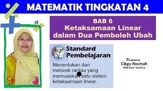 Matematik Tingkatan 4 : Bab 6 Ketaksamaan Linear dlm Dua Pemboleh ubah Siri 2. Praktis Kendiri 6.2c