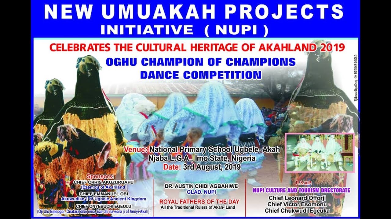 NEW UMUAKAH PROJECTS INITIATIVE NUPI OGHU  DANCE COMPETITION