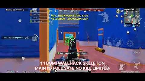 4.1 BGMI SKELETON WALLHACK FREE DOWNLOAD LINK IN COMMENT BOX 🎁 