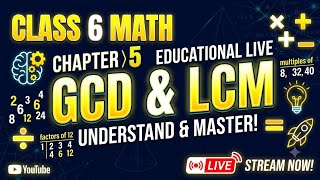 Master GCD & LCM in 1 Live Class | Class 6 Maths Chapter 5 (Concept + Easy Tricks)
