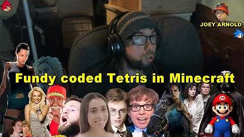 Fundy coded Tetris in Minecraft