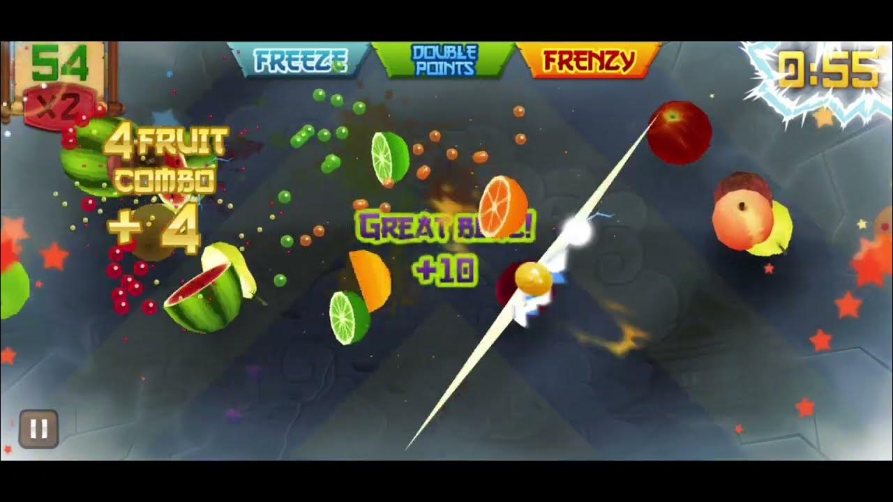 Fruit Ninja Classic Testing blade and dojo special power YouTube