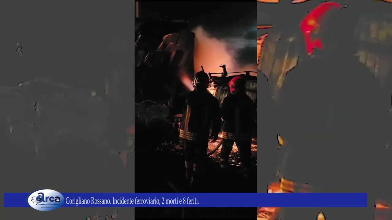 Corigliano Rossano  Incidente ferroviario, 2 morti e 8 feriti