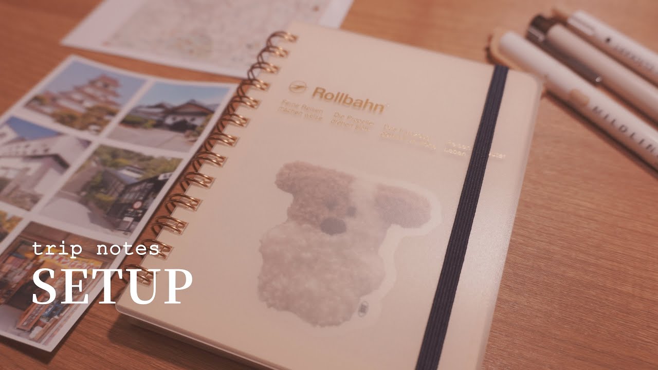 【旅前編】ロルバーンに旅行のスケジュールを記入していく𓂃 📖𓈒𓏸◌⌇手帳time【Rollbahn】