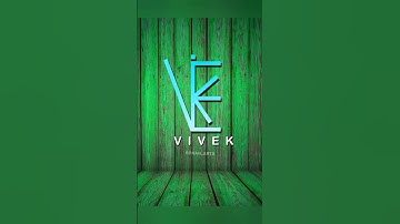 logo name VIVEK 💥🔥 ll comment your name ll #shorts #youtubeshorts #trending #art