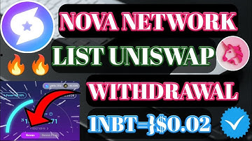 Nova Coin Listing। Nova Network Withdraw।Nova Coin Listing Uniswap।Nova Network New Update।