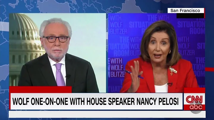 Wolf Blitzer Clashes With Nancy Pelosi Over Stimul...