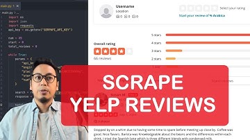 Scrape Yelp Reviews using Python