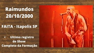 Raimundos - Bestinha (FAITA - Itapolis SP - 20/10/2000)