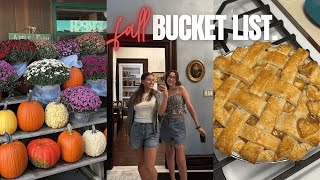 Checking Off My Fall Bucket List | A Vlog