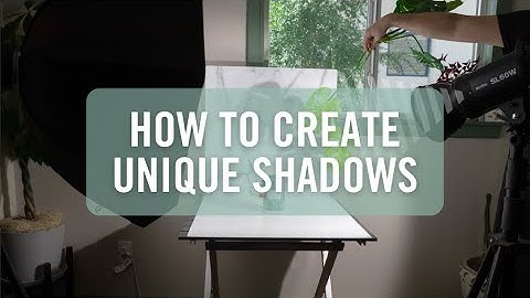 Using Gobo Lighting to Create Shadows