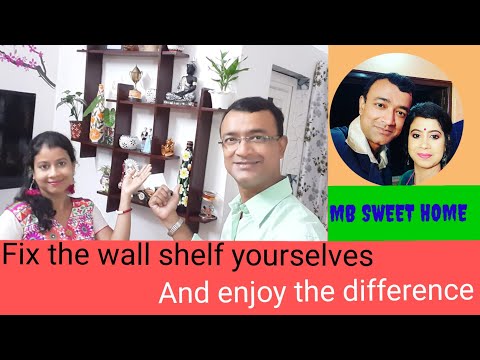 How To Install Wall Shelf Without Any Expert / Wall Shelf Installation Without Outsider's
