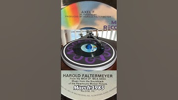 Harold Faltermeyer - Axel F - 1985 #80smusic #vinyl #80s #vinylrecords