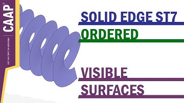 Solid Edge - Ordered - Surface Visibility