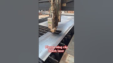 Plasma nâng cấp thành máy cắt laser 3000w. #raytools #cypcut #laserfiber