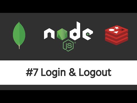 Authentication in Node.js - #7 Login & Logout