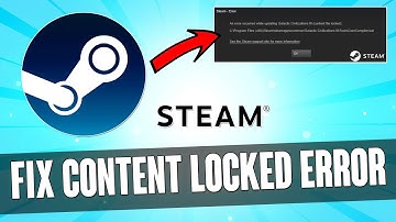 How to FIX Content Locked Error on STEAM